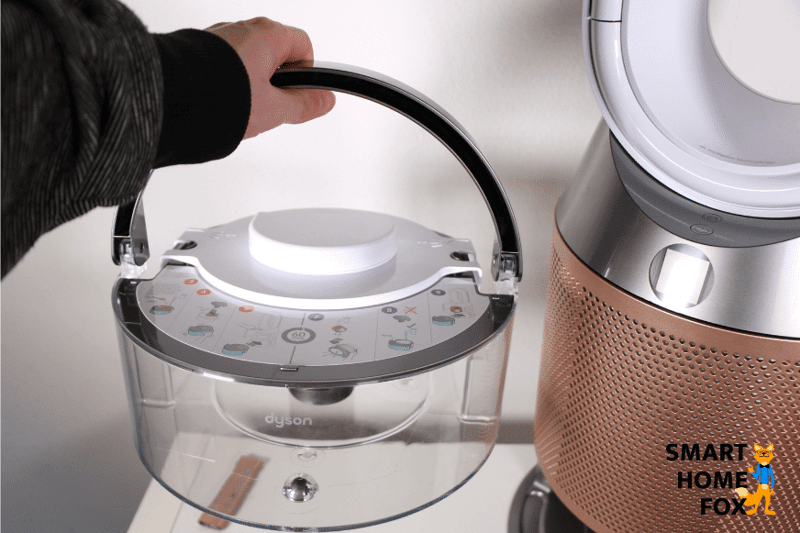 Практичная ручка для переноски контейнера для воды очистителя и увлажнителя воздуха Dyson Purifier Humidify+Cool Formaldehyde PH04.